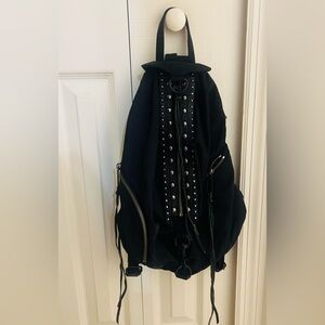 Rebecca Minkoff Black Studded Backpack
